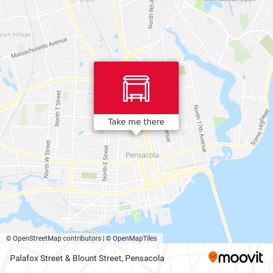 Palafox Street & Blount Street map