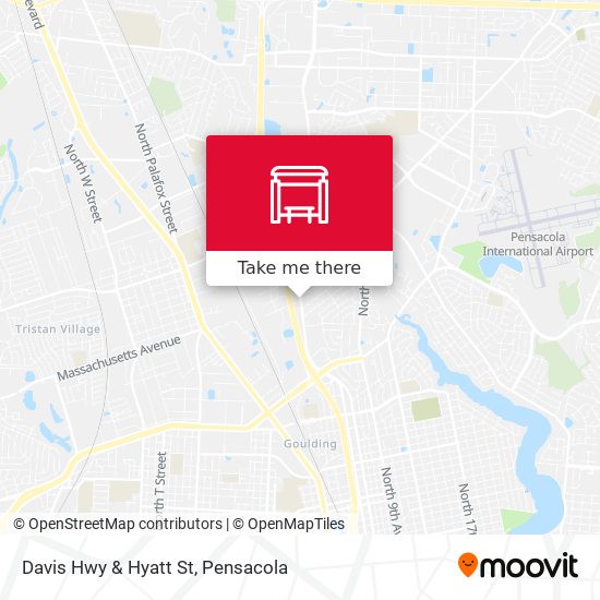 Davis Hwy & Hyatt St map