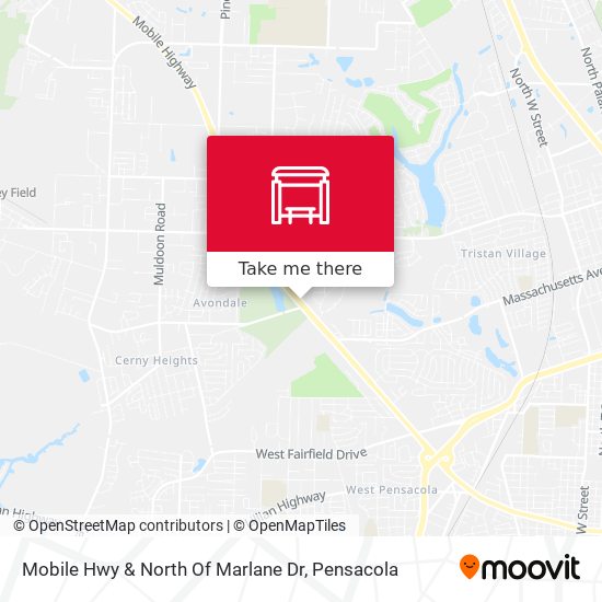 Mobile Hwy & North Of Marlane Dr map