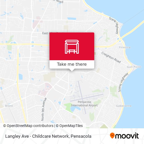 Langley Ave - Childcare Network map