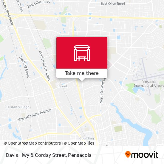Davis Hwy & Corday Street map