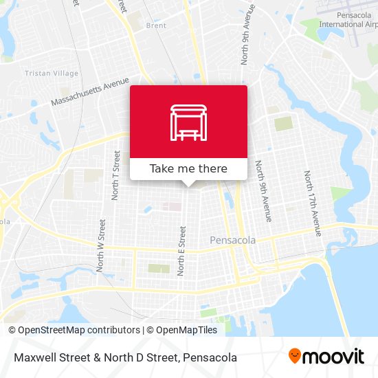 Mapa de Maxwell Street & North D Street