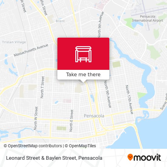 Leonard Street & Baylen Street map