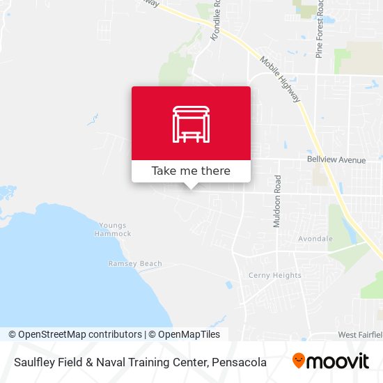 Saulfley Field & Naval Training Center map
