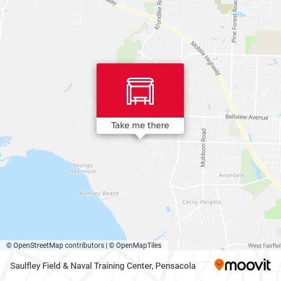 Mapa de Saulfley Field & Naval Training Center