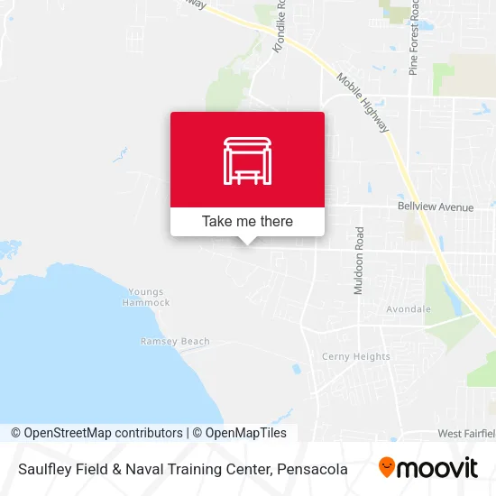 Mapa de Saulfley Field & Naval Training Center