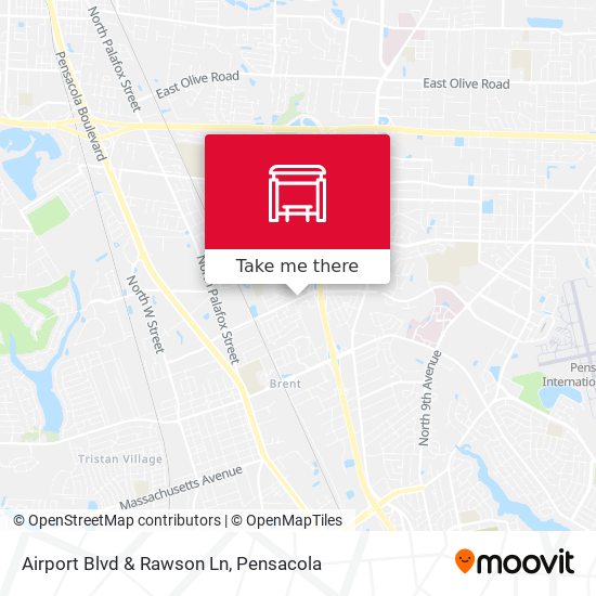Airport Blvd & Rawson Ln map