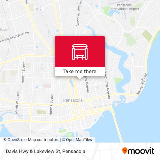 Davis Hwy & Lakeview St map