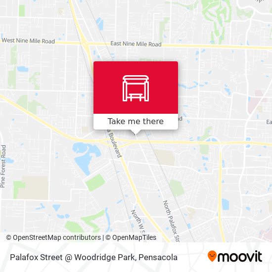 Palafox Street @ Woodridge Park map