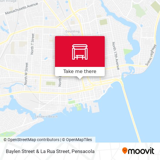 Baylen Street & La Rua Street map
