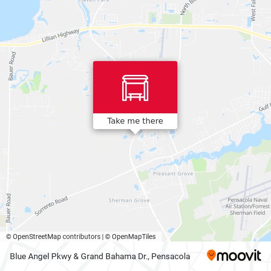 Mapa de Blue Angel Pkwy & Grand Bahama Dr.