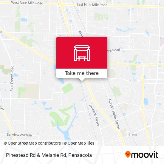 Pinestead Rd & Melanie Rd map