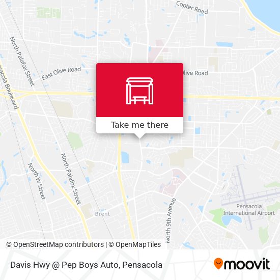 Davis Hwy @ Pep Boys Auto map