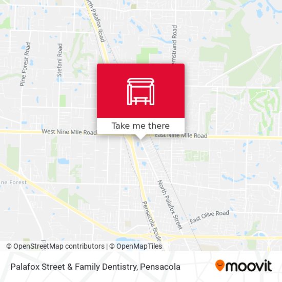 Palafox Street & Family Dentistry map