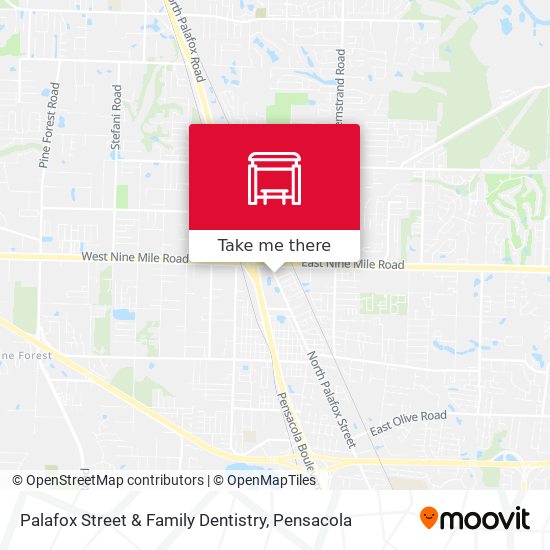 Mapa de Palafox Street & Family Dentistry