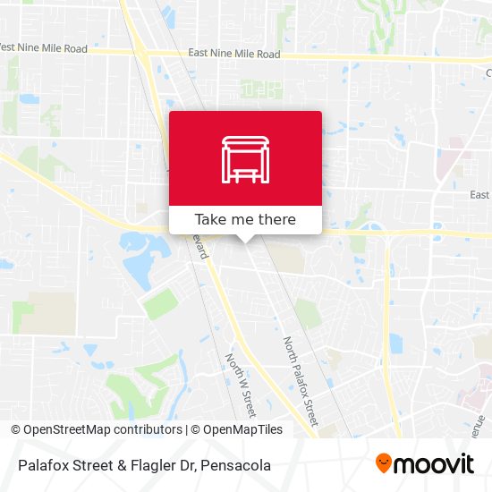 Palafox Street & Flagler Dr map