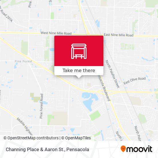 Mapa de Channing Place & Aaron St.