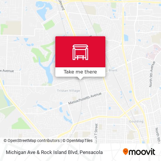 Mapa de Michigan Ave & Rock Island Blvd