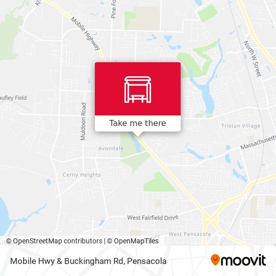 Mobile Hwy & Buckingham Rd map