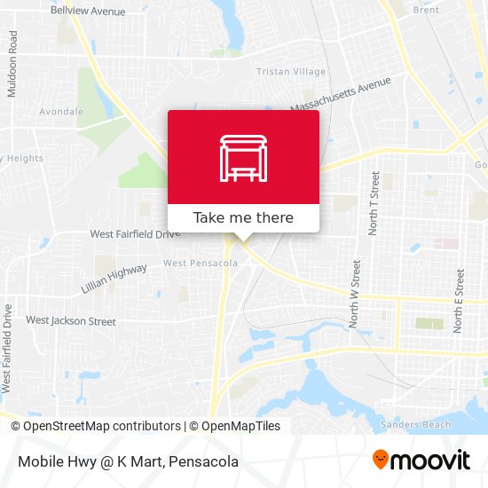 Mobile Hwy @ K Mart map