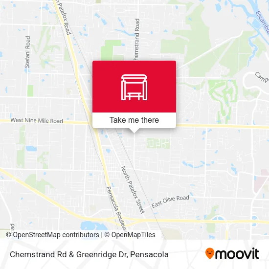 Chemstrand Rd & Greenridge Dr map
