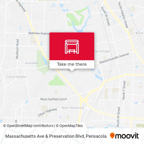 Mapa de Massachusetts Ave & Preservation Blvd