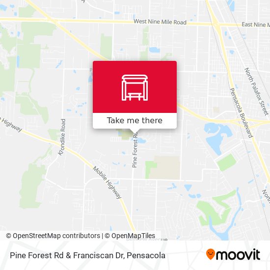 Mapa de Pine Forest Rd & Franciscan Dr