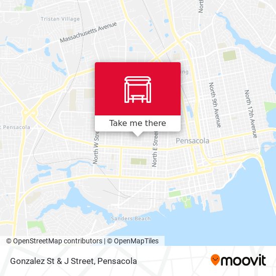 Mapa de Gonzalez St & J Street
