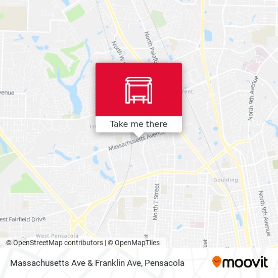 Mapa de Massachusetts Ave & Franklin Ave
