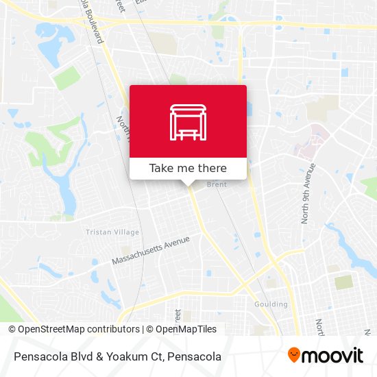 Pensacola Blvd & Yoakum Ct map