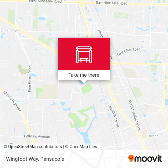 Wingfoot Way map