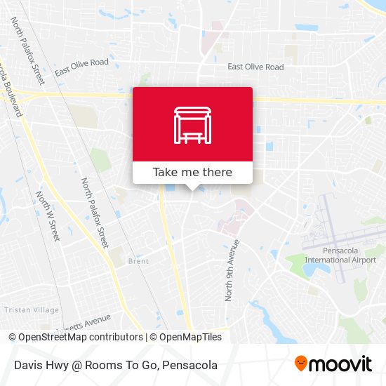 Mapa de Davis Hwy @ Rooms To Go