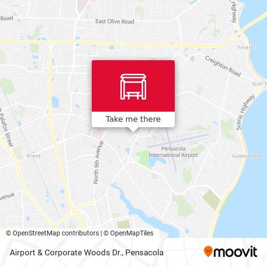 Mapa de Airport & Corporate Woods Dr.