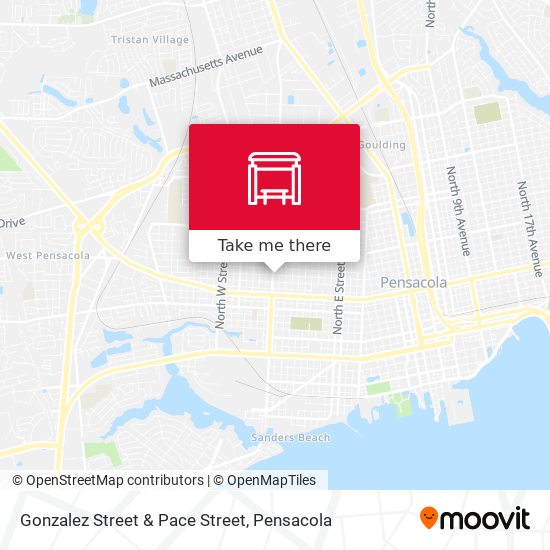 Mapa de Gonzalez Street & Pace Street