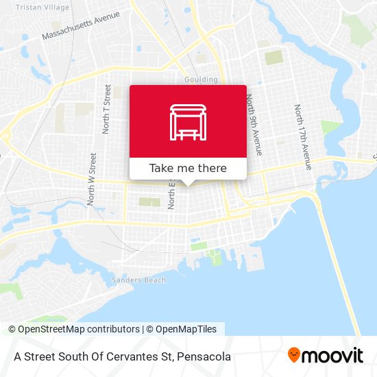 A Street South Of Cervantes St map