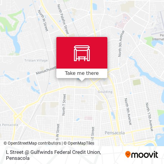 Mapa de L Street @ Gulfwinds Federal Credit Union