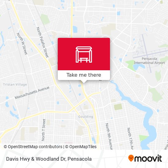 Davis Hwy & Woodland Dr map