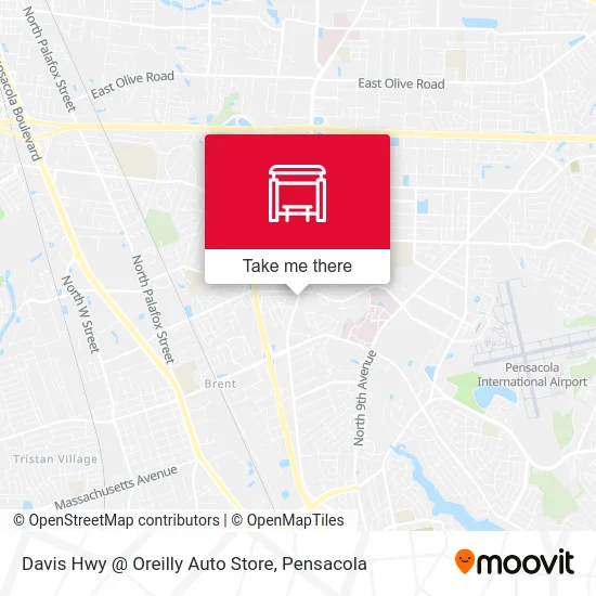 Davis Hwy @ Oreilly Auto Store map