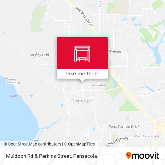 Muldoon Rd & Perkins Street map