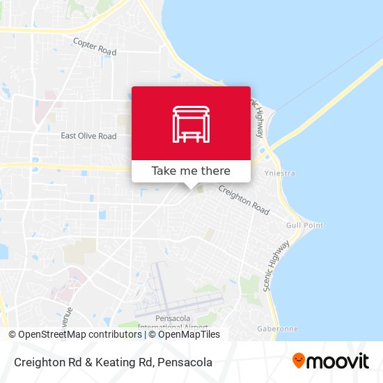 Creighton Rd & Keating Rd map