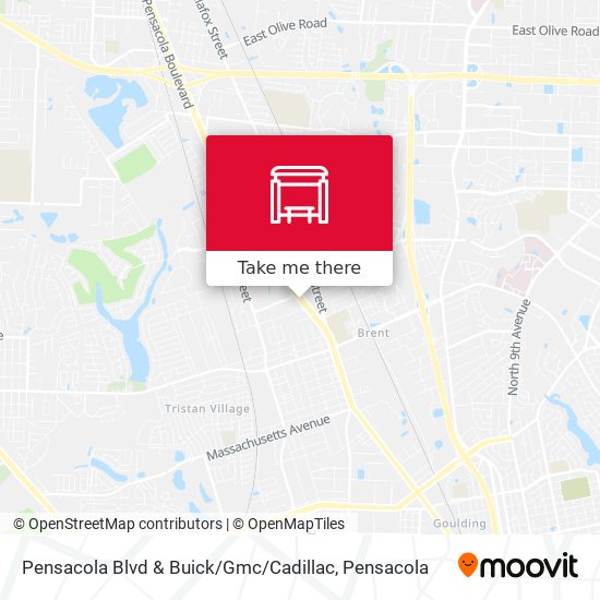 Pensacola Blvd & Buick / Gmc / Cadillac map