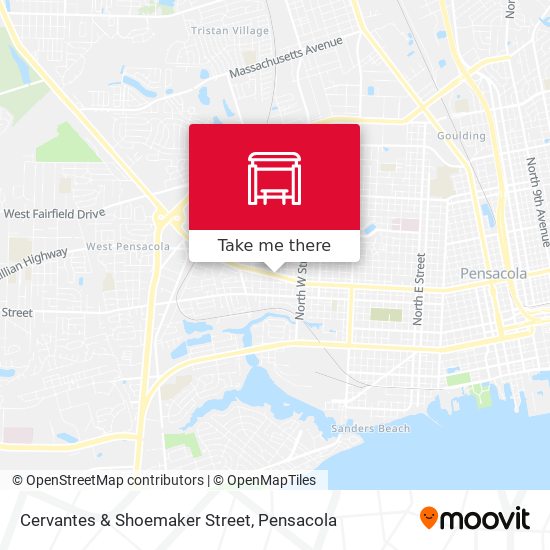 Cervantes & Shoemaker Street map