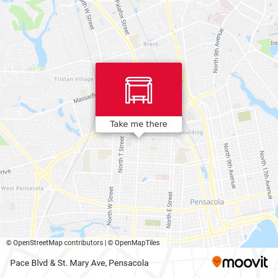 Pace Blvd & St. Mary Ave map