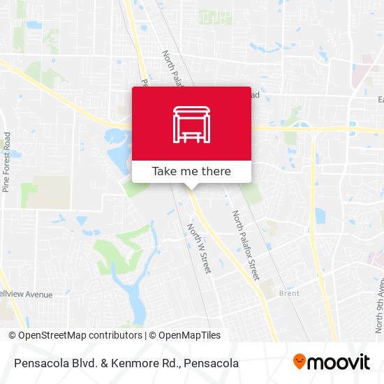 Mapa de Pensacola Blvd. & Kenmore Rd.