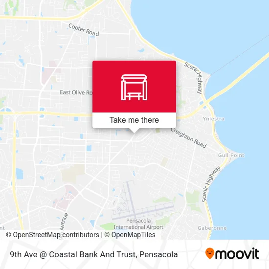 Mapa de 9th Ave @ Coastal Bank And Trust