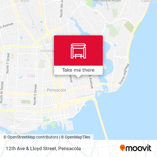 12th Ave & Lloyd Street map