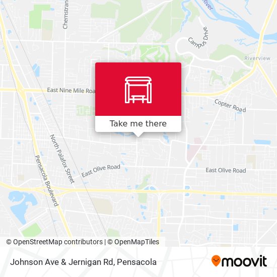 Mapa de Johnson Ave & Jernigan Rd