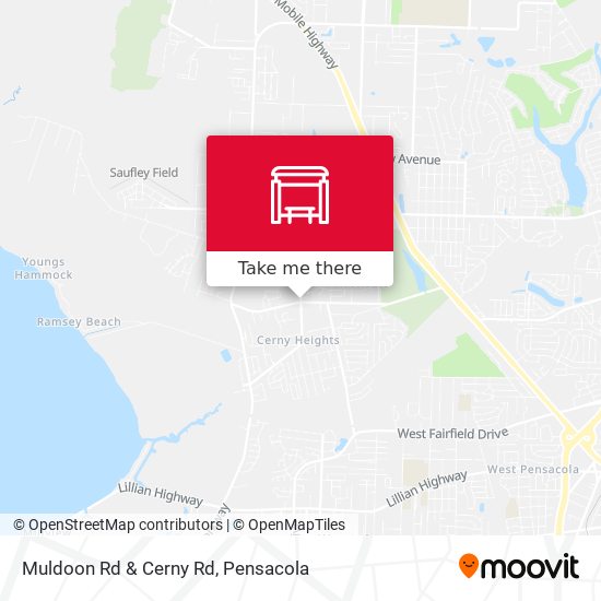 Muldoon Rd & Cerny Rd map