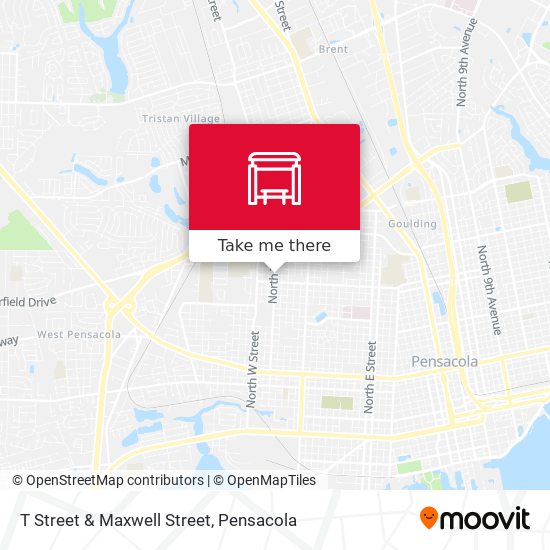 T Street & Maxwell Street map