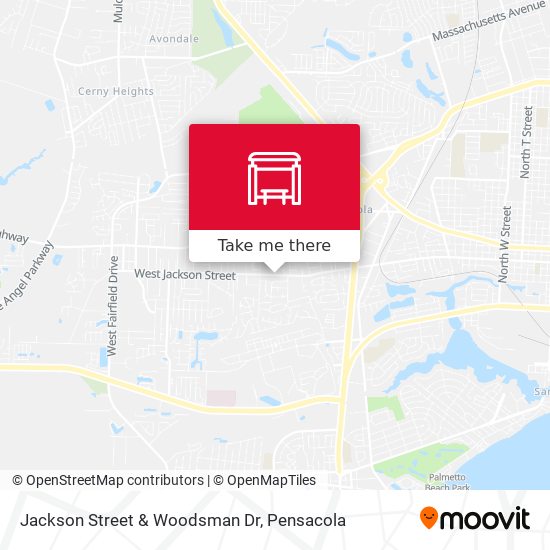 Mapa de Jackson Street & Woodsman Dr